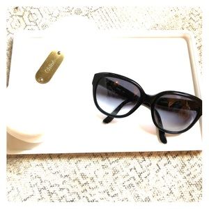 Chloe oversized black sunglasses